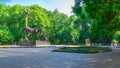 Monument to Ataman Anton Golovaty in Odessa, Ukraine