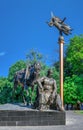 Monument to Ataman Anton Golovaty in Odessa, Ukraine