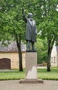 Monument to Atis Kronvalds. Latvia Royalty Free Stock Photo