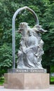 A monument to Azerbaijani poet Nizami