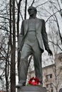 Monument to Azerbaijani singer Muslim Magomayev in Moscow.