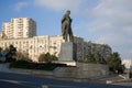 Monument to the Azerbaijani writer large political Nariman Narimanov