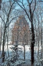 The Monument to the Battle of the Nations in Leipzig, Saxony, Germany Royalty Free Stock Photo