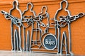 The monument to the Beatles, Ykaterinburg, Russia.