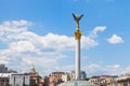 Monument to Berehynia on Kiev's Maidan Royalty Free Stock Photo