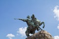 The monument to Bogdan Khmelnitsky in Kiev. Ukraine. Royalty Free Stock Photo