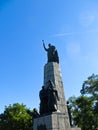 Monument to Bohdan Khmelnitsky in Cigirin Royalty Free Stock Photo