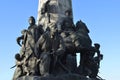 Monument to the brave Ukrainian soldiers Kozaks