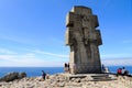 Cross of Pen-Hir on the Crozon peninsula Royalty Free Stock Photo