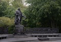 Monument to British industrialist Charles Gascoigne in Petrozavodsk, Russia