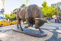 Monument to the bull in Istanbul, Royalty Free Stock Photo