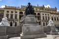 Monument to Carlos Gomes, Sao Paulo, Brazil Royalty Free Stock Photo