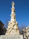 Monument to the Castellers in Vilafranca del PenedÃÂ©s, Spain