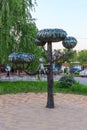 The monument to the cat in Voronezh