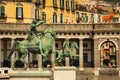 Piazza del Plebiscito. Naples. Italy