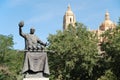 Monument to chef Candido, famous for its fried pigs, Segovia