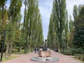 Monument to children shot by fascists in Babi Yar Royalty Free Stock Photo