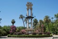 Monument to Christopher Columbus in the Jardines de Murillo in Seville