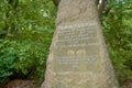 Monument to Thomas Hardy near Higher Bockhampton in Dorset