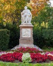 Monument to composer Franz Schubert in Stadtpark, Vienna, Austria