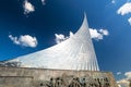 Monument to the Conquerors of Space in Moscow Royalty Free Stock Photo