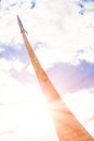 Monument to the Conquerors of Space in Moscow, Russia Royalty Free Stock Photo