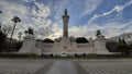 The monument to the Constitution of 1812, Cadiz. Royalty Free Stock Photo