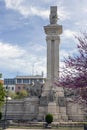 Monument to the Constitution of 1812, tourist visiting the monument Royalty Free Stock Photo