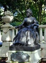 Monument to the Countess of Pardo Bazan in the Mendez NuÃÂ±ez garden. La CoruÃÂ±a, Galicia. Spain. October 8, 2019