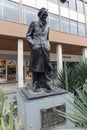 Monument to CÃÂ©sar Vallejo Royalty Free Stock Photo