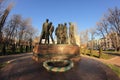 The monument to Dagestani fighters for Soviet power in Makhachkala city