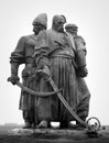 Monument to dead Cossacks in Battle of Berestechko place