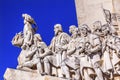 Monument to Diiscoveries Explorers Tagus River Belem Lisbon Port Royalty Free Stock Photo