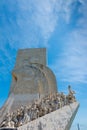 Monument to the Discoveries at Belem Lisbon Portugal Royalty Free Stock Photo