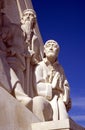 The monument to the discoveries Lisbon Portugal the Tagus river is the height of 52 meters, a symbol of history