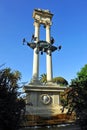 Monument to the discovery of America in Seville, Spain