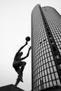 Monument to Drazen Petrovic, the NBA`s first European player Royalty Free Stock Photo