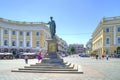 Monument to Duke de Richelieu in Odessa. 1828 year Royalty Free Stock Photo