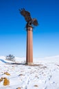 Monument to the eagle - a symbol of shamanism