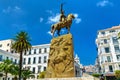 Monument to Emir Abdelkader El Djezairi in Algiers, Algeria Royalty Free Stock Photo