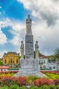 Monument to the emperor Jovan Nenad in Subotica city, Serbia