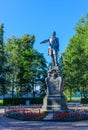 Monument to Emperor Peter 1 First the Great, the founder of Petrozavodsk