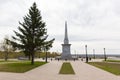 Monument to Ermak. Tobolsk, Russia