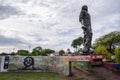 Monument to Ernesto Che Guevara in his hometown, Rosario, Argentina