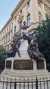 Monument to Eugeniu Carada in historical center in Bucharest, Romania.