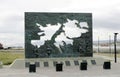 Monument to Falkland islands or Islas Malvinas