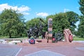 Monument to the fallen defenders of Brest Fortress Royalty Free Stock Photo