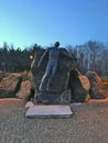 Monument to fallen soldiers. Cultural and historical heritage of Donbass.