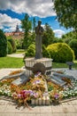 Monument to the fallen soldiers from 1990-1999 Royalty Free Stock Photo