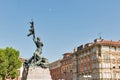 Monument to the fallen of 8th August 1848 in Bologna, Italy